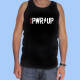 Camiseta de tirantes hombre AC/DC - Power Up logo blanco
