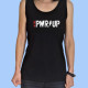 Camiseta de tirantes mujer AC/DC - Power Up logo blanco