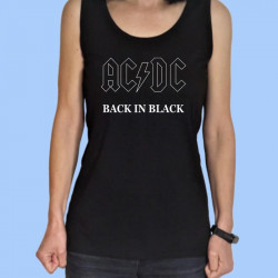 Camiseta de tirantes mujer AC/DC - Back In Black