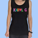Camiseta de tirantes mujer KAROL G - Logotipo