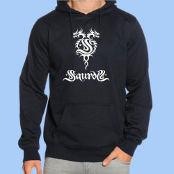 Sudadera unisex SAUROM - Logo blanco