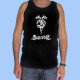 Camiseta de tirantes hombre SAUROM - Logo blanco
