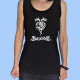 Camiseta de tirantes mujer SAUROM - Logo blanco