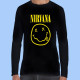 Camiseta manga larga hombre NIRVANA - Cara sonriente