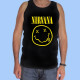 Camiseta de tirantes hombre NIRVANA - Cara sonriente