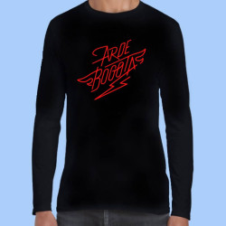 Camiseta manga larga hombre ARDE BOGOTÁ - Logotipo rojo