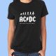 Camiseta mujer AC/DC - La evolución del rock