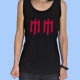 Camiseta de tirantes mujer MARILYN MANSON - Logotipo rojo