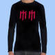 Camiseta manga larga hombre MARILYN MANSON - Logotipo rojo