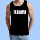 Camiseta sin mangas hombre RADIOHEAD - Logotipo inverso vintage