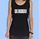 Camiseta de tirantes mujer RADIOHEAD - Logotipo inverso vintage