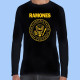Camiseta manga larga hombre RAMONES - Logo amarillo