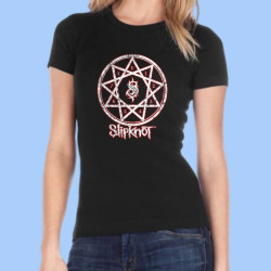 Camiseta mujer SLIPKNOT - Logotipo vintage