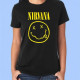 Camiseta mujer NIRVANA - Cara sonriente