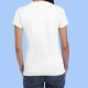 Camiseta blanca mujer THE BEATLES - Abbey Road