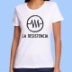 Camiseta blanca mujer LA RESISTENCIA
