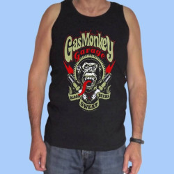 Camiseta sin mangas hombre GAS MONKEY GARAGE - Sangre, Sudor, Cervezas