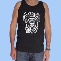 Camiseta sin mangas hombre GAS MONKEY - Logotipo blanco