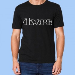 Camiseta hombre THE DOORS - Logotipo blanco