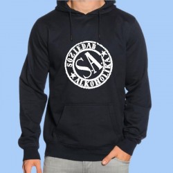 Sudadera unisex SOZIEDAD ALKOHOLIKA (S.A.) - Logotipo blanco